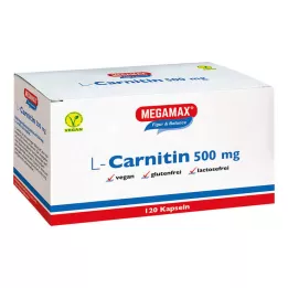 L-CARNITIN 500 mg kapsułki Megamax, 120 szt
