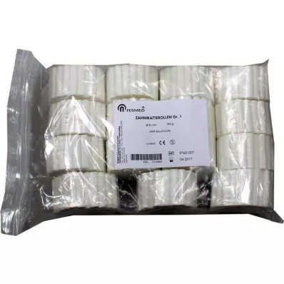 Waciki dentystyczne w rolkach rozmiar 1, średnica 8mm, 300 g