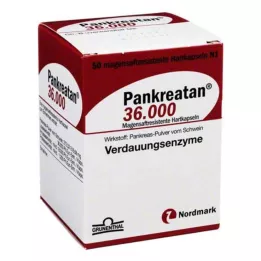 Pankreatan 36 000 kapsułek dojelitowych, 50 sztuk