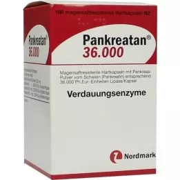 PANKREATAN 36 000 twardych kapsułek powlekanych dojelitowo, 100 szt