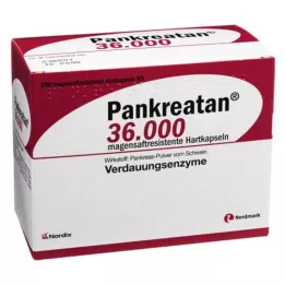 Pankreatan 36 000 kapsułek dojelitowych, 200 sztuk