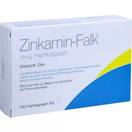 ZINKAMIN Falk 15 mg kapsułki twarde, 100 szt