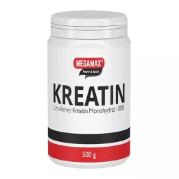 KREATIN MONOHYDRAT 100% proszek Megamax, 500 g