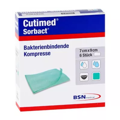 Kompresy Cutimed Sorbact 4x6 cm, 6 szt Kompresy Cutimed Sorbact 4x6 cm, 6 szt