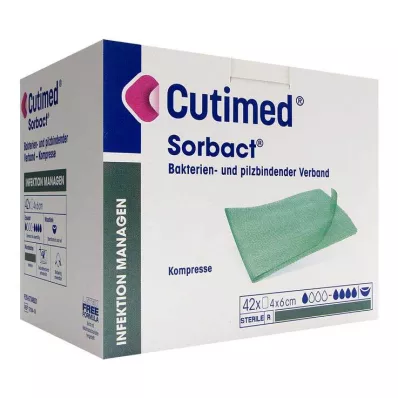Kompresy Cutimed Sorbact 4x6 cm, 42 szt Kompresy Cutimed Sorbact 4x6 cm, 42 szt