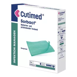 CUTIMED Sorbact kompresy 7x9 cm, 6 szt