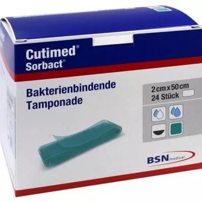 Tamponady cięte Sorbact 2x50 cm, 24 szt Tamponady cięte Sorbact 2x50 cm, 24 szt