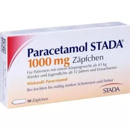 PARACETAMOL STADA czopek 1000 mg, 10 szt