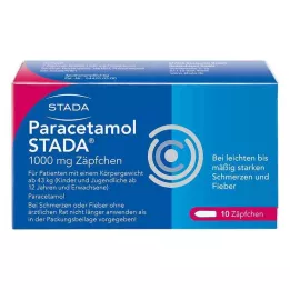 PARACETAMOL STADA czopek 1000 mg, 10 szt