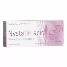 NYSTATIN tabletki powlekane acis, 20 szt