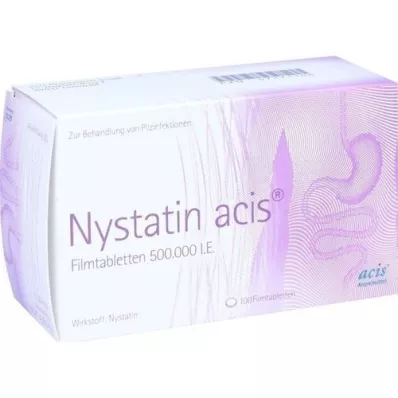 NYSTATIN tabletki powlekane acis, 100 szt