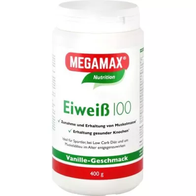 EIWEISS 100 Vanilla Megamax w proszku, 400 g