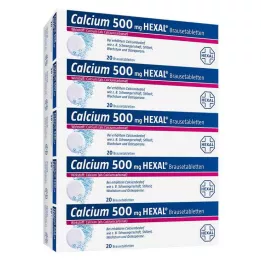CALCIUM 500 HEXAL Tabletki musujące, 100 szt