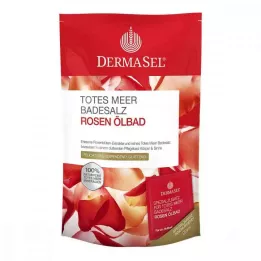 DERMASEL Sole do kąpieli z Morza Martwego + Różane SPA, 1 p
