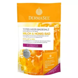 DERMASEL Sól do kąpieli z Morza Martwego+mleko&amp;Honey SPA, 1 p