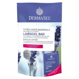 DERMASEL Sole do kąpieli z Morza Martwego + Lawendowe SPA, 1 p