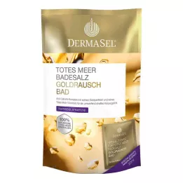 DERMASEL Sole do kąpieli z Morza Martwego + Złoto EXCLUSIVE, 1 P