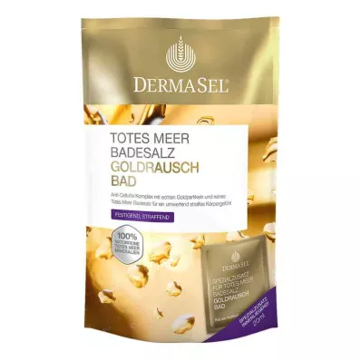 DERMASEL Sole do kąpieli z Morza Martwego + Złoto EXCLUSIVE, 1 P