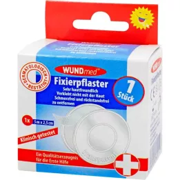 FIXIERPFLASTER 2,5 cmx5 m przezroczysty, 1 szt