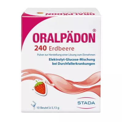 ORALPÄDON 240 Strawberry Btl. proszek, 10 szt