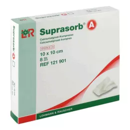 SUPRASORB Kompres z alginianu wapnia 10x10 cm, 8 szt
