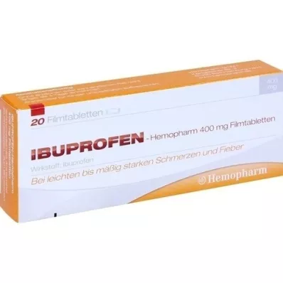 IBUPROFEN Hemopharm 400 mg tabletki powlekane, 20 szt