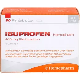 IBUPROFEN Hemopharm 400 mg tabletki powlekane, 30 szt