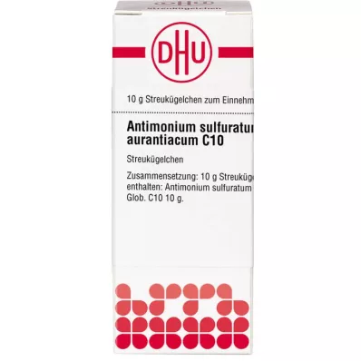 ANTIMONIUM SULFURATUM aurantiacum C 10 globulek, 10 g