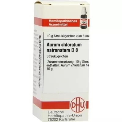 AURUM CHLORATUM NATRONATUM D 8 kulek, 10 g