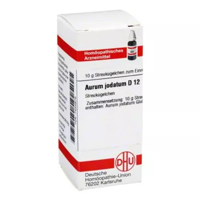DHU Aurum jodatum D 12 globulek, 10 g