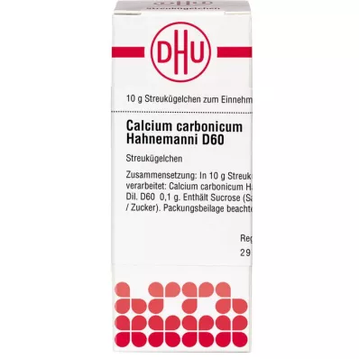 CALCIUM CARBONICUM Hahnemanni D 60 globulek, 10 g