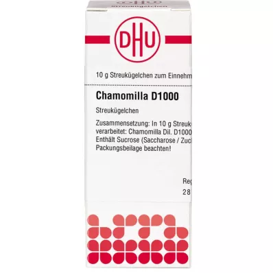 CHAMOMILLA D 1000 globulek, 10 g