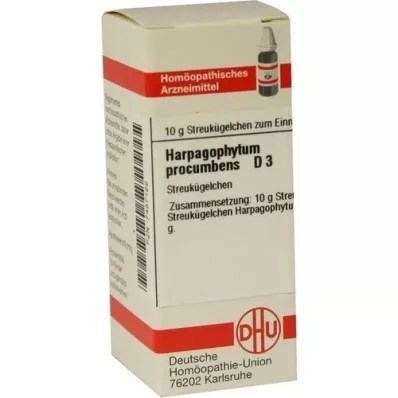 HARPAGOPHYTUM PROCUMBENS D 3 globulki, 10 g