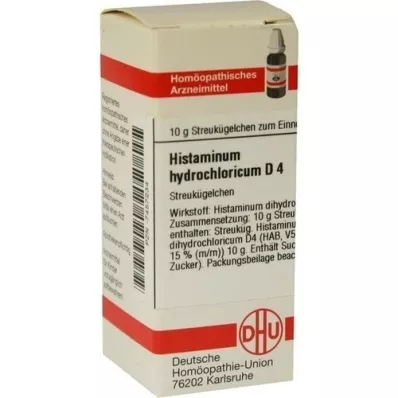 HISTAMINUM hydrochloricum D 4 globulki, 10 g