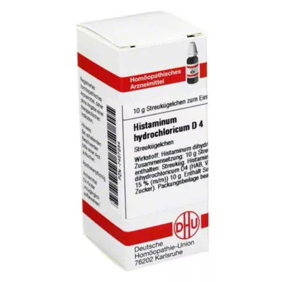 HISTAMINUM hydrochloricum D 4 globulki, 10 g