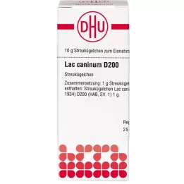 LAC CANINUM D 200 globulek, 10 g