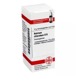 NATRIUM CHLORATUM D 8 kulek, 10 g