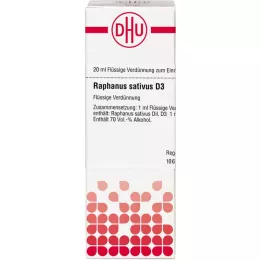 RAPHANUS SATIVUS D 3 Rozcieńczenie, 20 ml