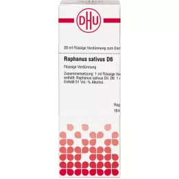 RAPHANUS SATIVUS D 6 Rozcieńczenie, 20 ml