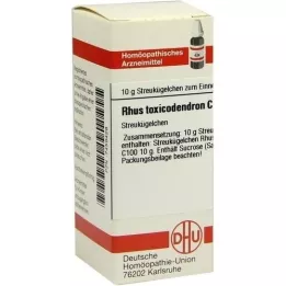 RHUS TOXICODENDRON C 100 globulek, 10 g