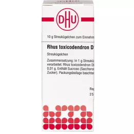 RHUS TOXICODENDRON D 1000 globulek, 10 g