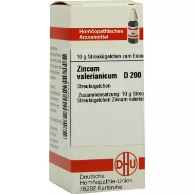 DHU Cynk walerianowy D 200 Gl, 10 g DHU Cynk walerianowy D 200 Gl, 10 g
