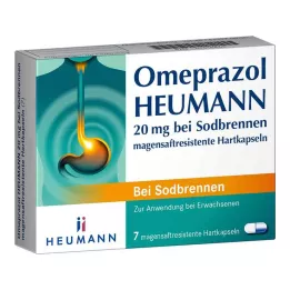 OMEPRAZOL Heumann 20 mg b.Sodbr.gastric.juice.hardc., 7 szt