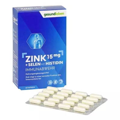 Zdrowy tryb życia cynk 15 mg + selen w kapsułkach (60 sztuk) Zdrowy tryb życia cynk 15 mg + selen w kapsułkach (60 sztuk)