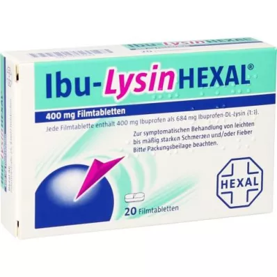 IBU-LYSINHEXAL Tabletki powlekane, 20 szt