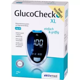 GLUCOCHECK XL Zestaw glukometrów mg/dl, 1 szt