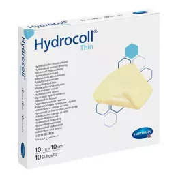 HYDROCOLL cienki opatrunek na ranę 10x10 cm, 10 szt