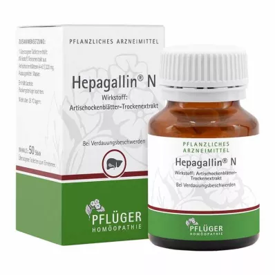 HEPAGALLIN N Tabletki powlekane, 50 szt