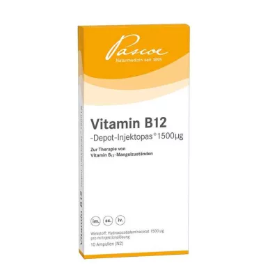 Zastrzyk witaminy B12 depot 1500 µg roztwór do wstrzykiwań, 100X1 ml