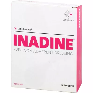 INADINE Gaza maściowa w. PVP Jod. 9,5x9,5cm, 25 szt INADINE Gaza maściowa w. PVP Jod. 9,5x9,5cm, 25 szt